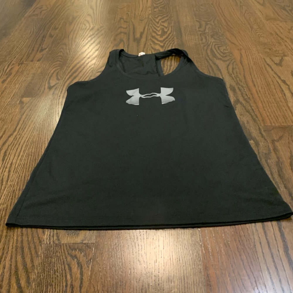 Under Armour black tank heat gear small